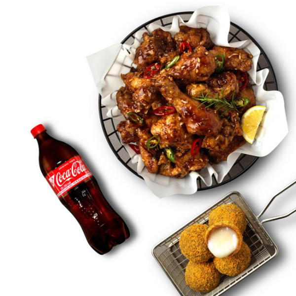 맛초킹+뿌링치즈볼+콜라1.25L