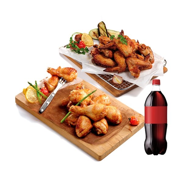 굽네 오리지널 통다리+오리지널 윙 반반세트