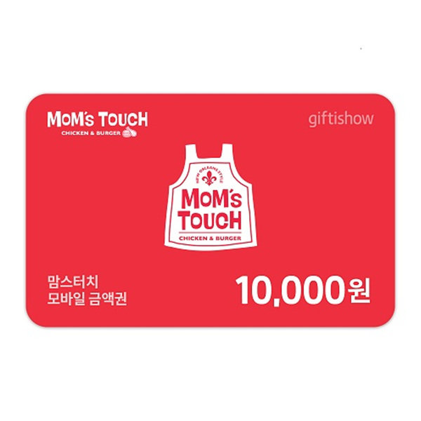 맘스터치 모바일 금액권 1만원권