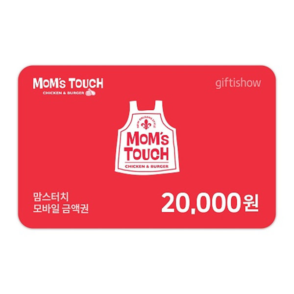 맘스터치 모바일 금액권 2만원권